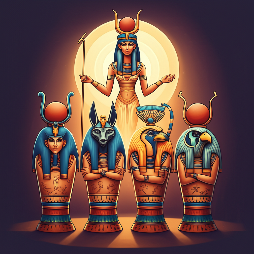 The Canopic Jars: Power of Isis