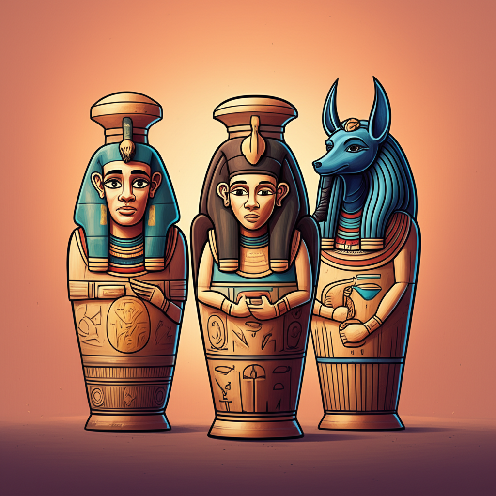 The Canopic Jars: Whispers from the Nile and the Mystery of Anubis