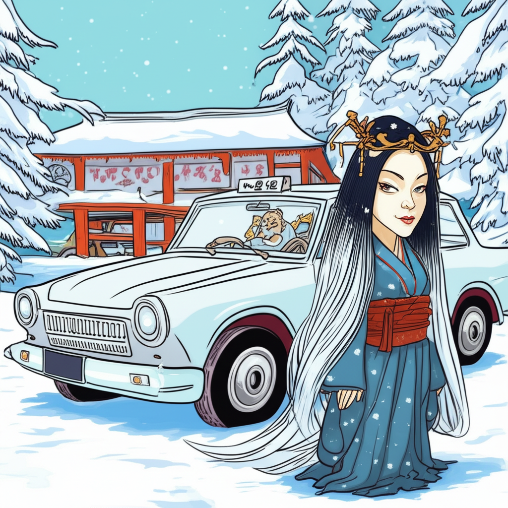 The Chilling Whisper of Winter: An Encounter with the Yuki-onna of Ise Grand Shrine