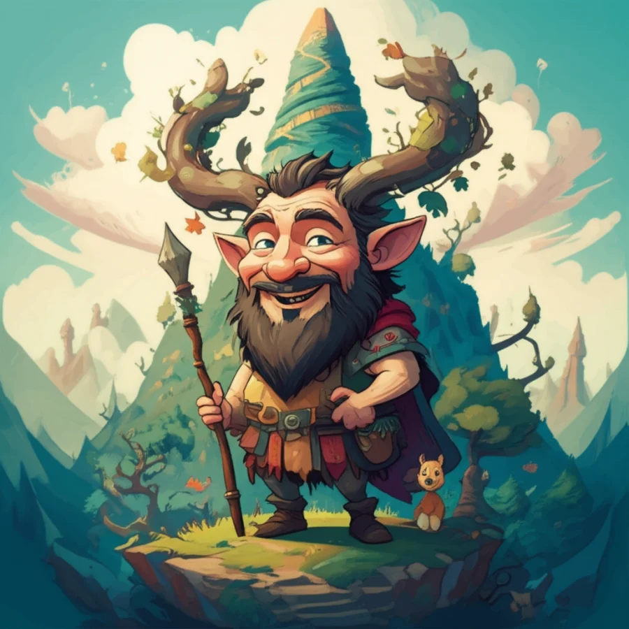The Chronicle of Cernunnos and the Eternal Mountain: A Tale from Ancient Forests
