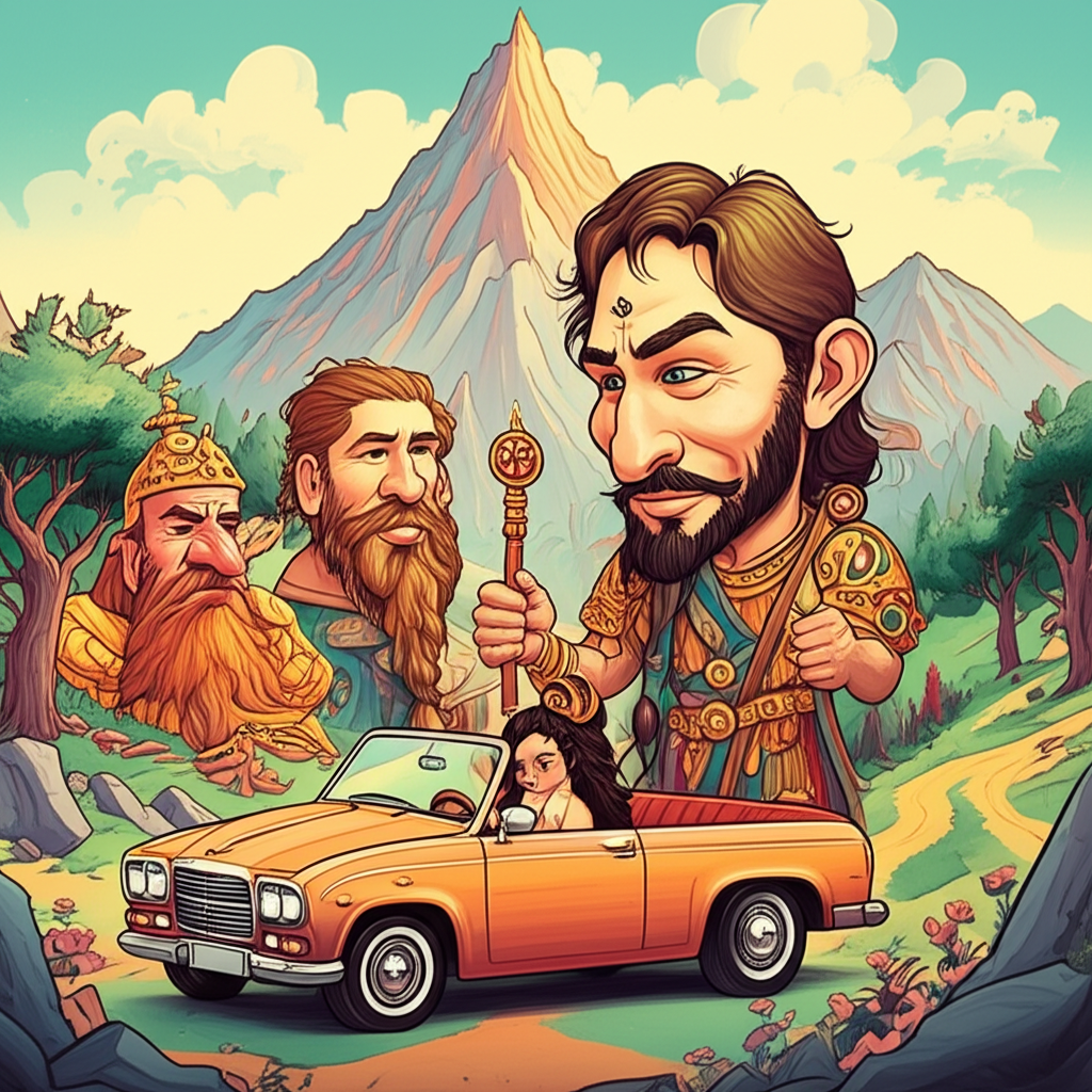 The Chronicle of Dagda and the Sacred Mountain