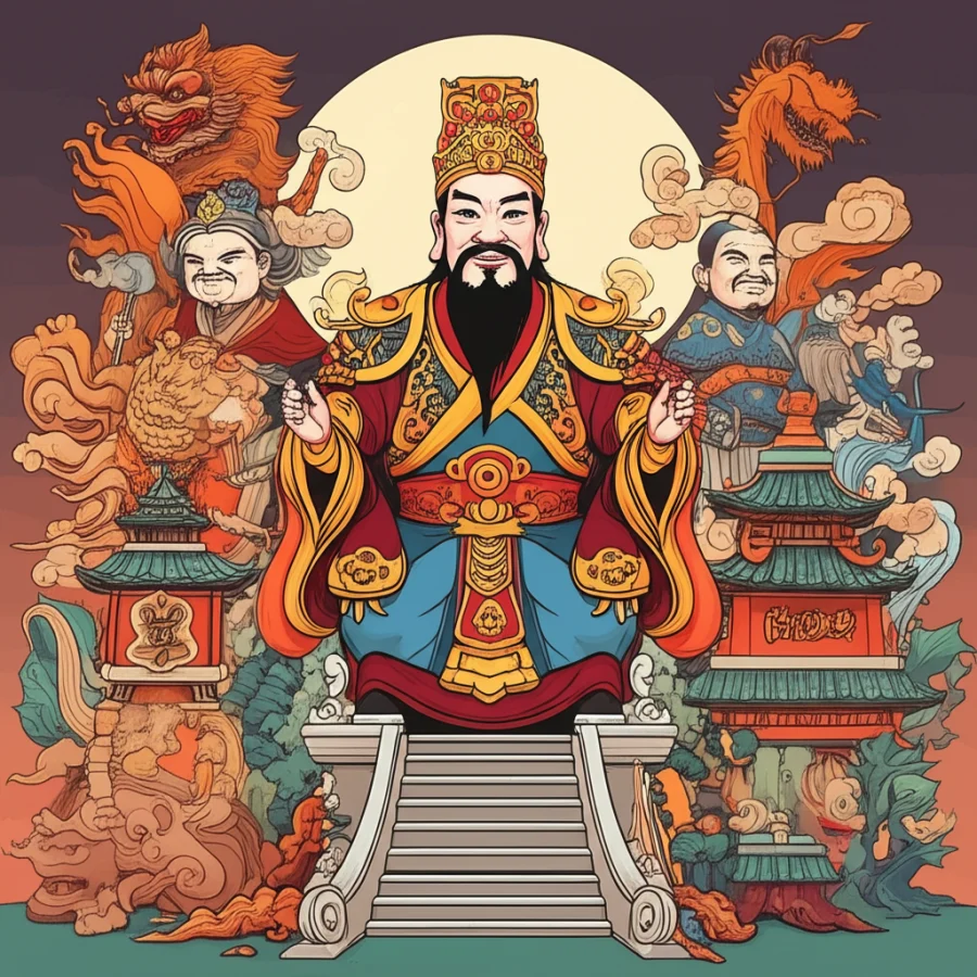 The Chronicle of Jade Emperor and the Eternal Temple: A Tale from Chinese Mythology
