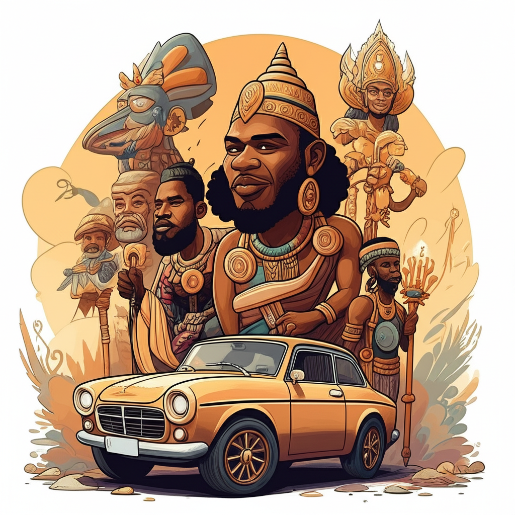 The Chronicle of Olorun and the Sacred City: A Tapestry of Ancient Imagination