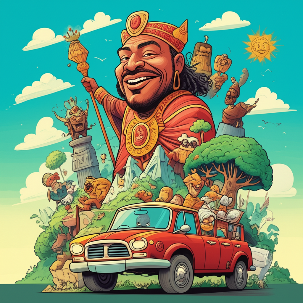 The Chronicle of Olorun and the Sacred Mountain: A Tapestry of Ancient Imagination