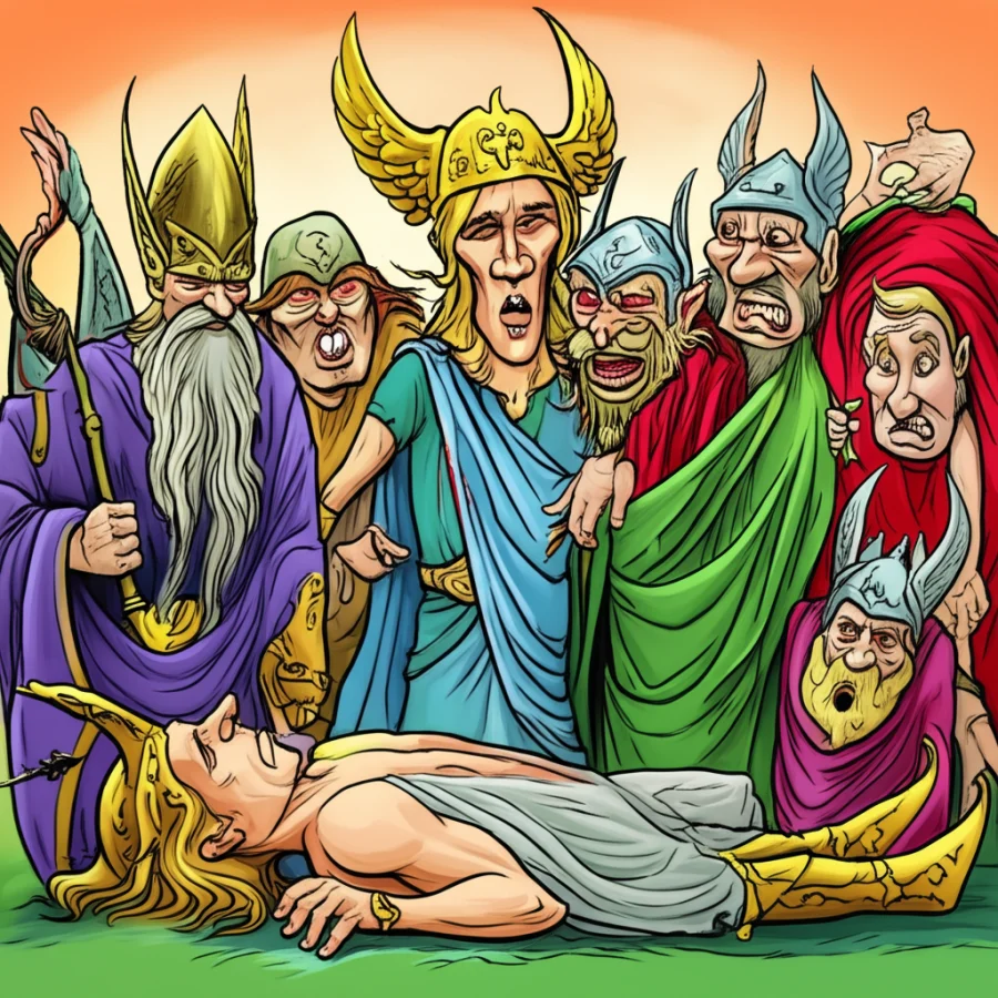 The Death of Baldr: A Saga of Asgard’s Prophecy