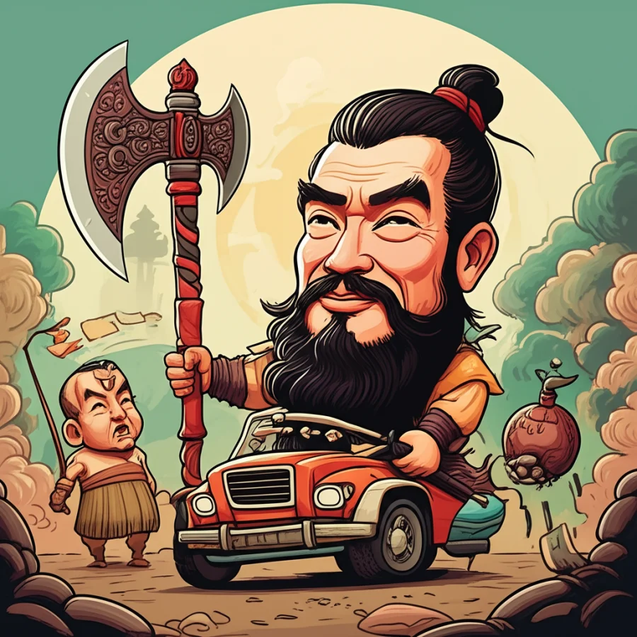 The Heavenly Axe: Echoes of Pangu’s Curse