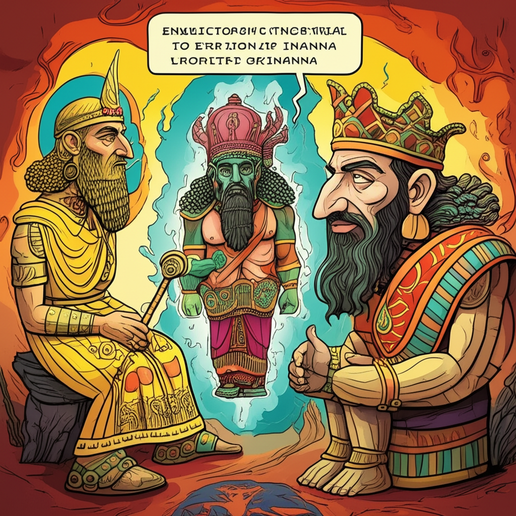 The Journey Beyond the Veils: Enlil and the Trial of Inanna’s Descent