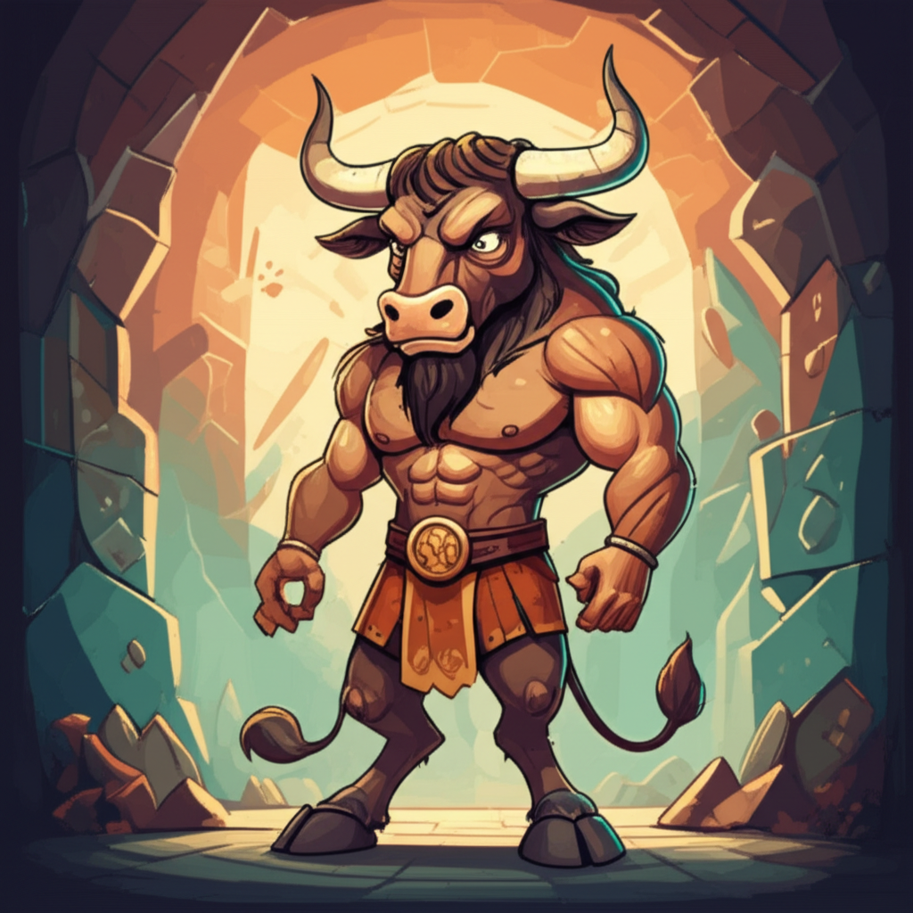 The Myth of the Minotaur of Arcadia