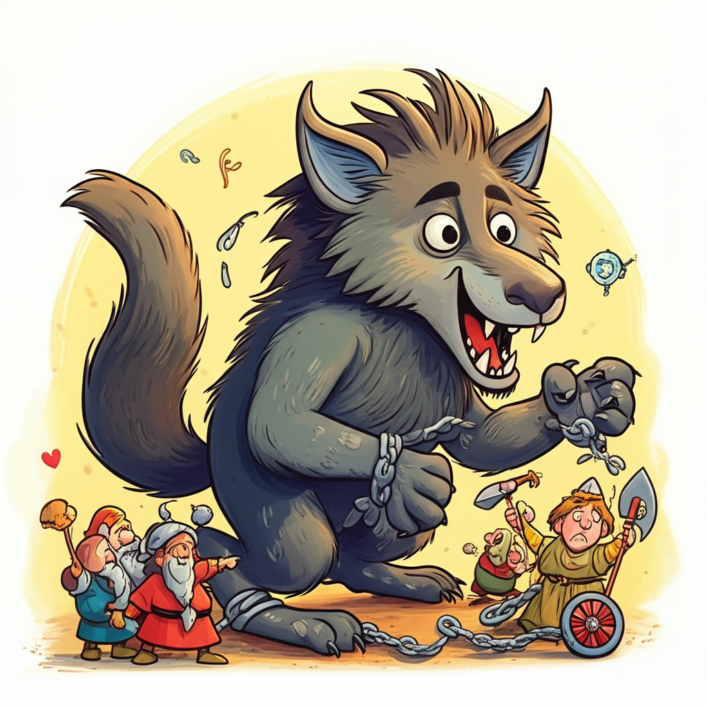 The Shadow of the Bound Beast: An Encounter with the Fenrir of Yggdrasil