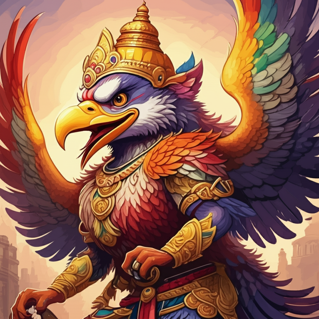The Sun-Feathered Sentinel: Garuda, Guardian of Dvaraka