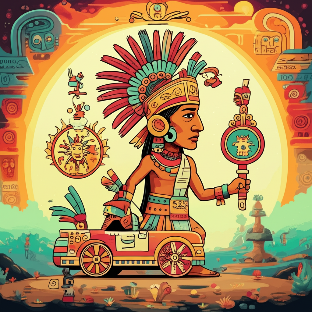 The Sun God’s Blood and the Cycles of Existence: A Journey Through the Five Suns of the Aztecs