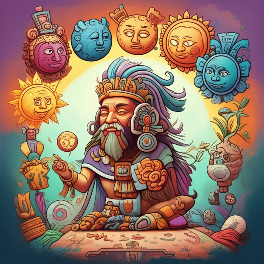 The Weaver of Worlds and the Echoes of Lost Suns: Itzamna and the Trial of Five Suns