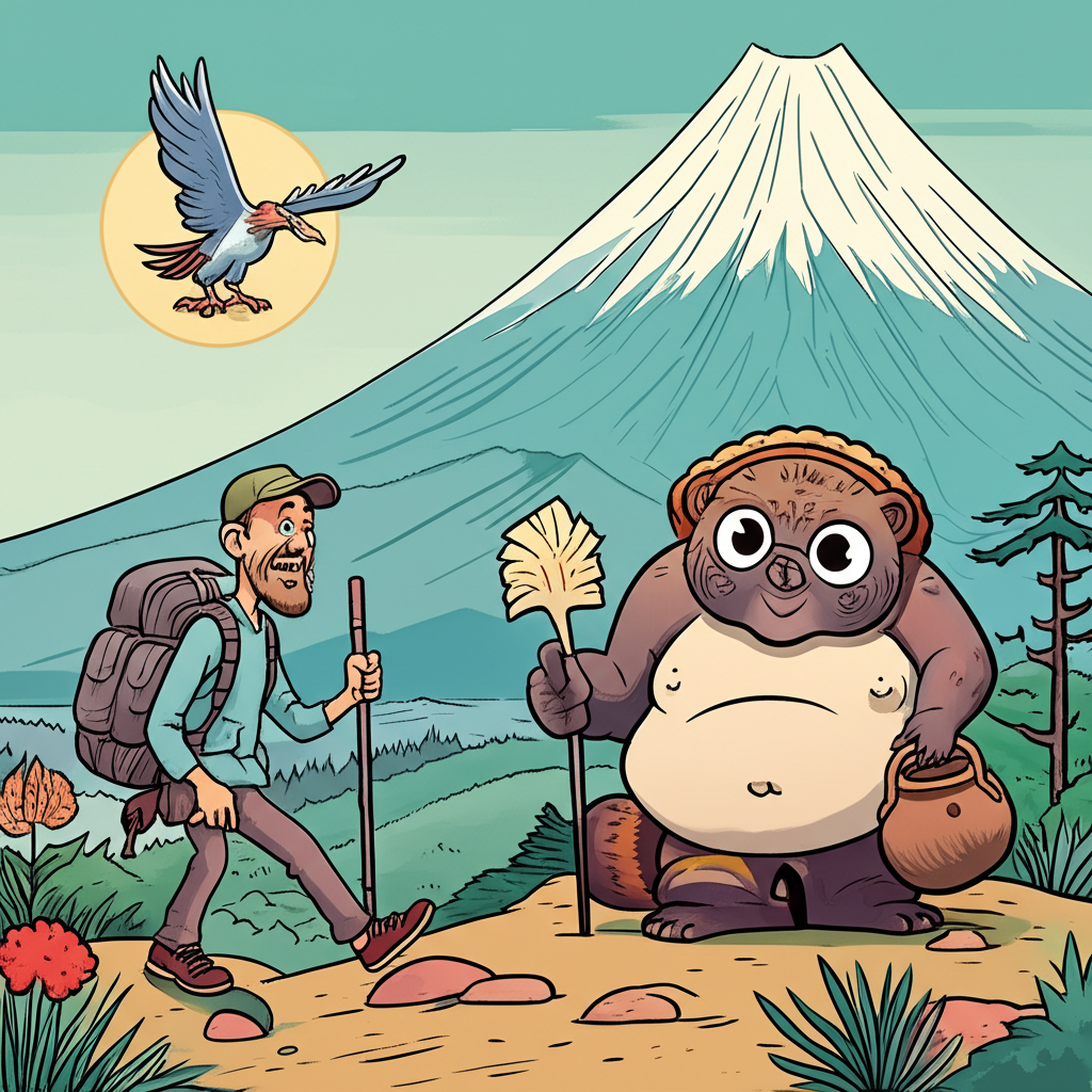 The Whispers of Fuji: An Encounter with the Tanuki