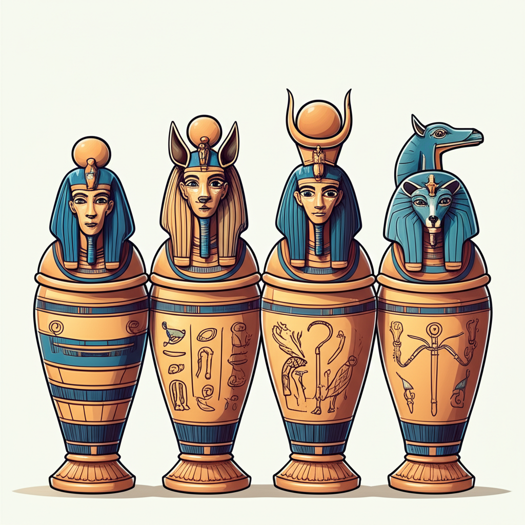 The Whispers of the Nile: Unraveling the Mystery of Horus and the Canopic Jars