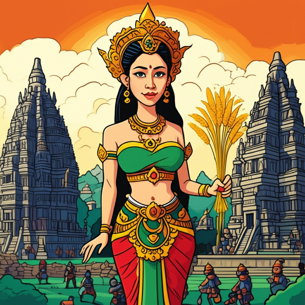The Whispers of the Rice Fields: Dewi Sri and the Oath of Prambanan