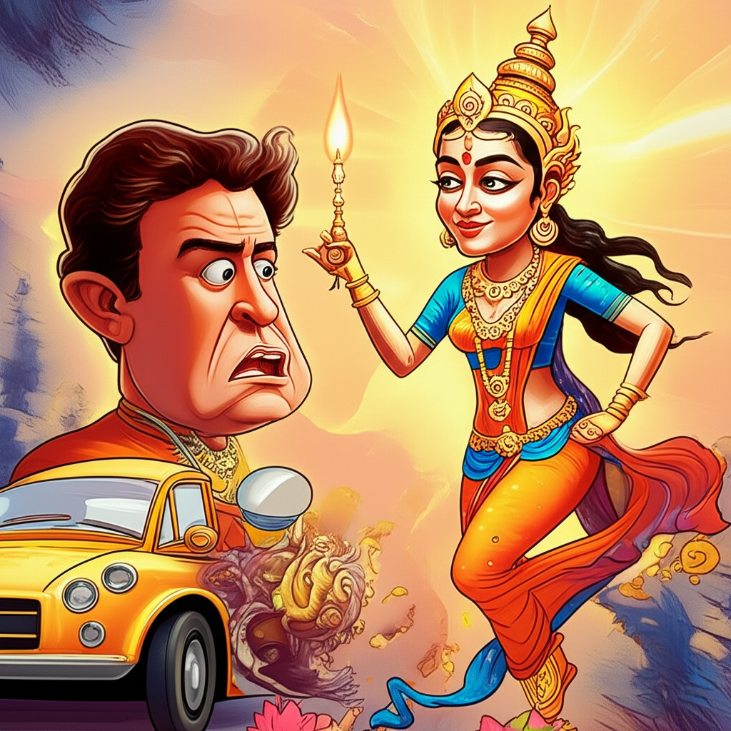 Whispers from the Celestial Gardens: An Encounter with the Apsara of Vaikuntha