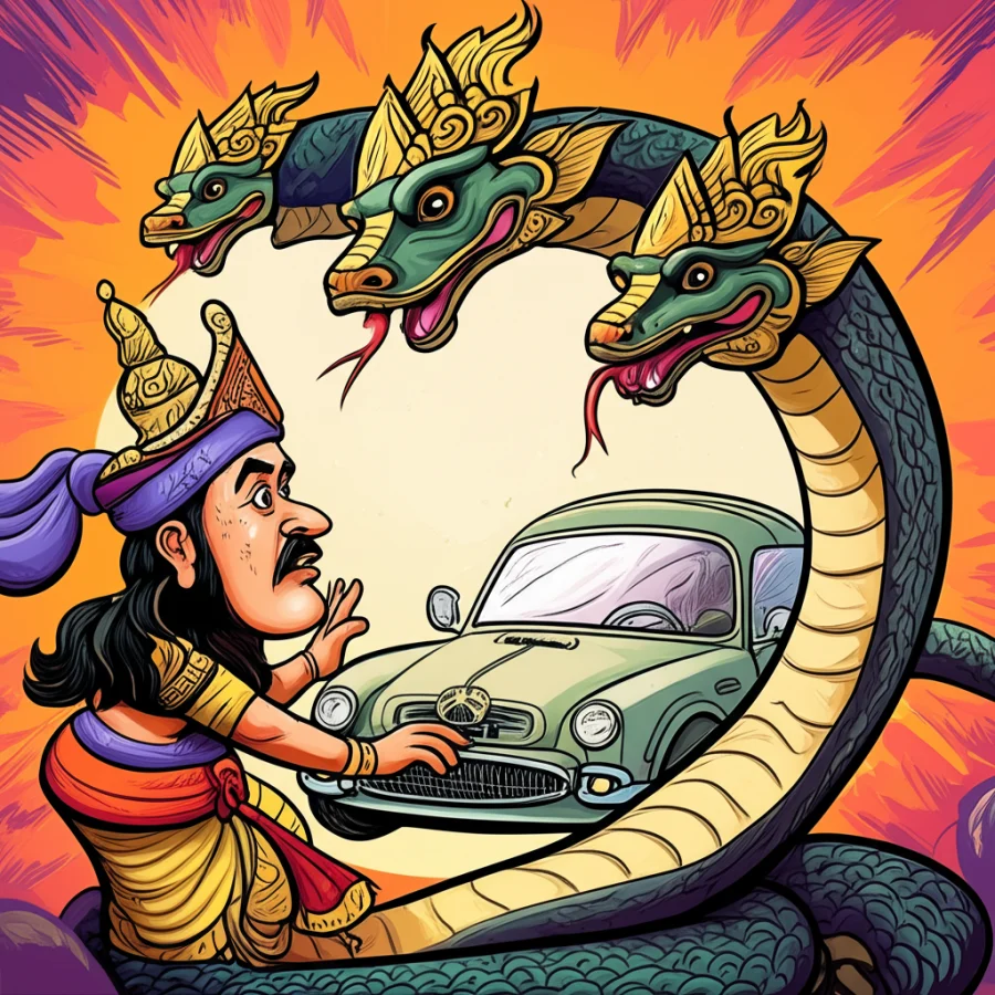 Whispers from the Deep: An Encounter with the Naga of Dvaraka
