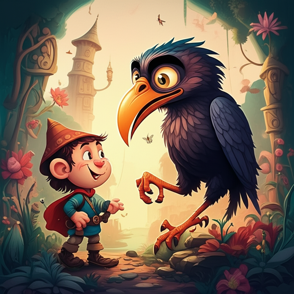 Whispers from the Frost-Kissed Shores: An Encounter with the Muninn of Vanaheim