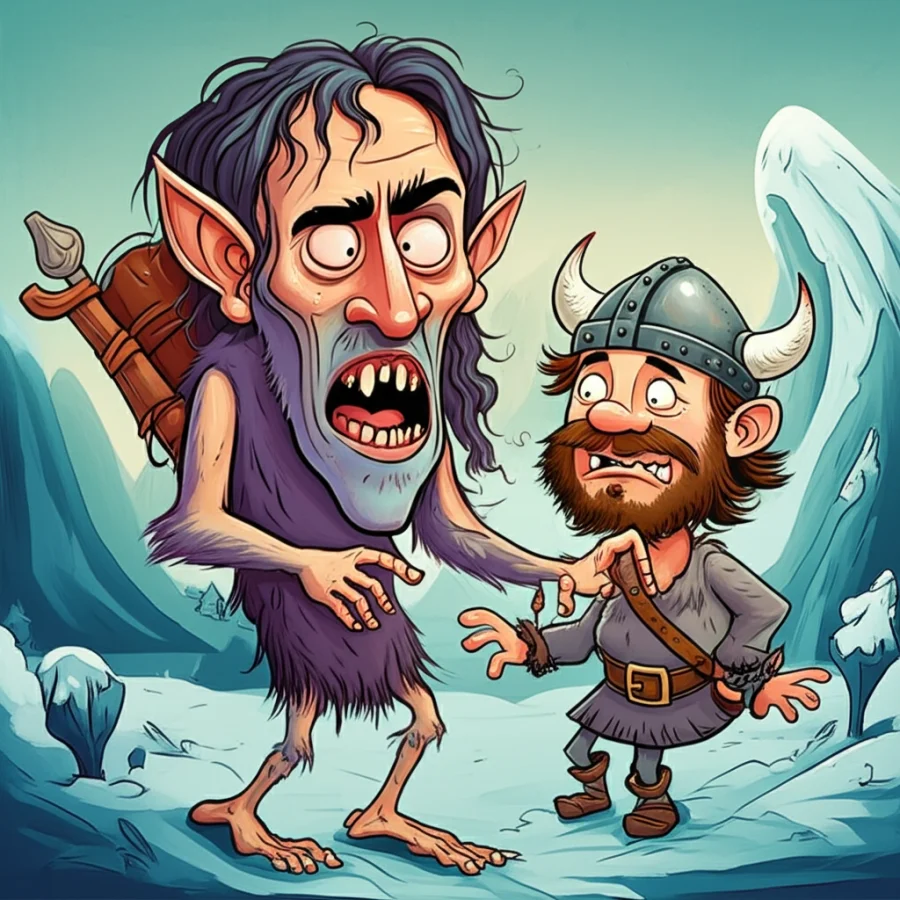 Whispers from the Frozen Peaks: An Encounter with the Draugr of Jotunheim