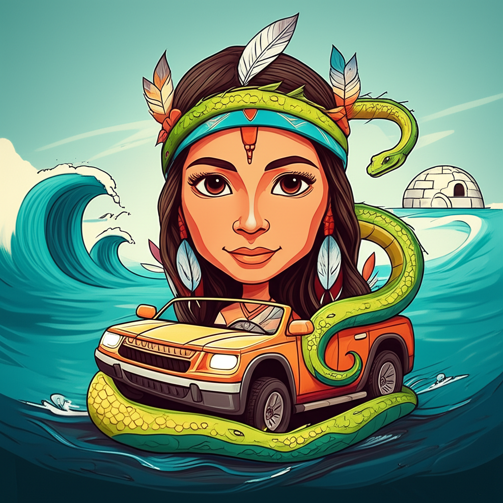 Whispers from the Ice and Plains: Echoes of White Buffalo Calf Woman, the Horned Serpent, and the Inuit Seas