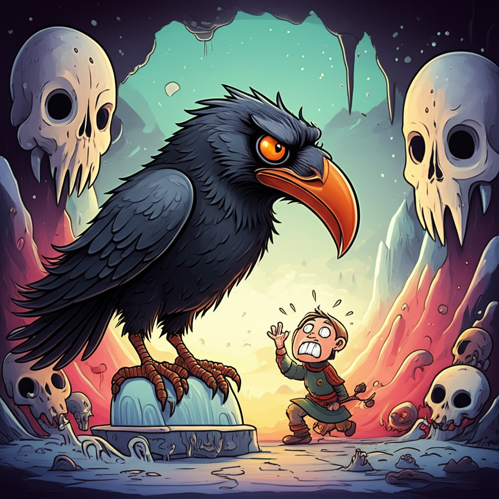 Whispers from the Shadowed Realm: An Encounter with the Muninn of Helheim