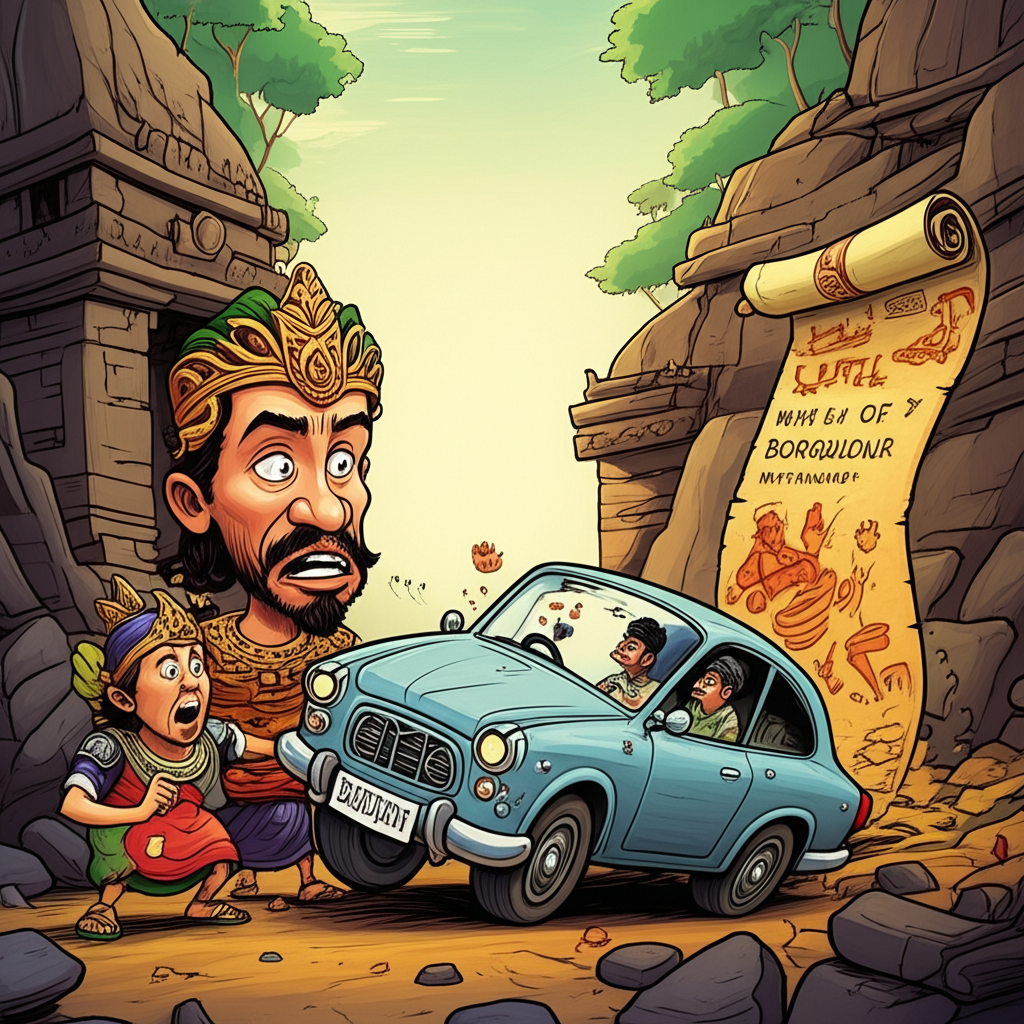 Whispers from the Stone: An Encounter with the Legend of Borobudur’s Leak