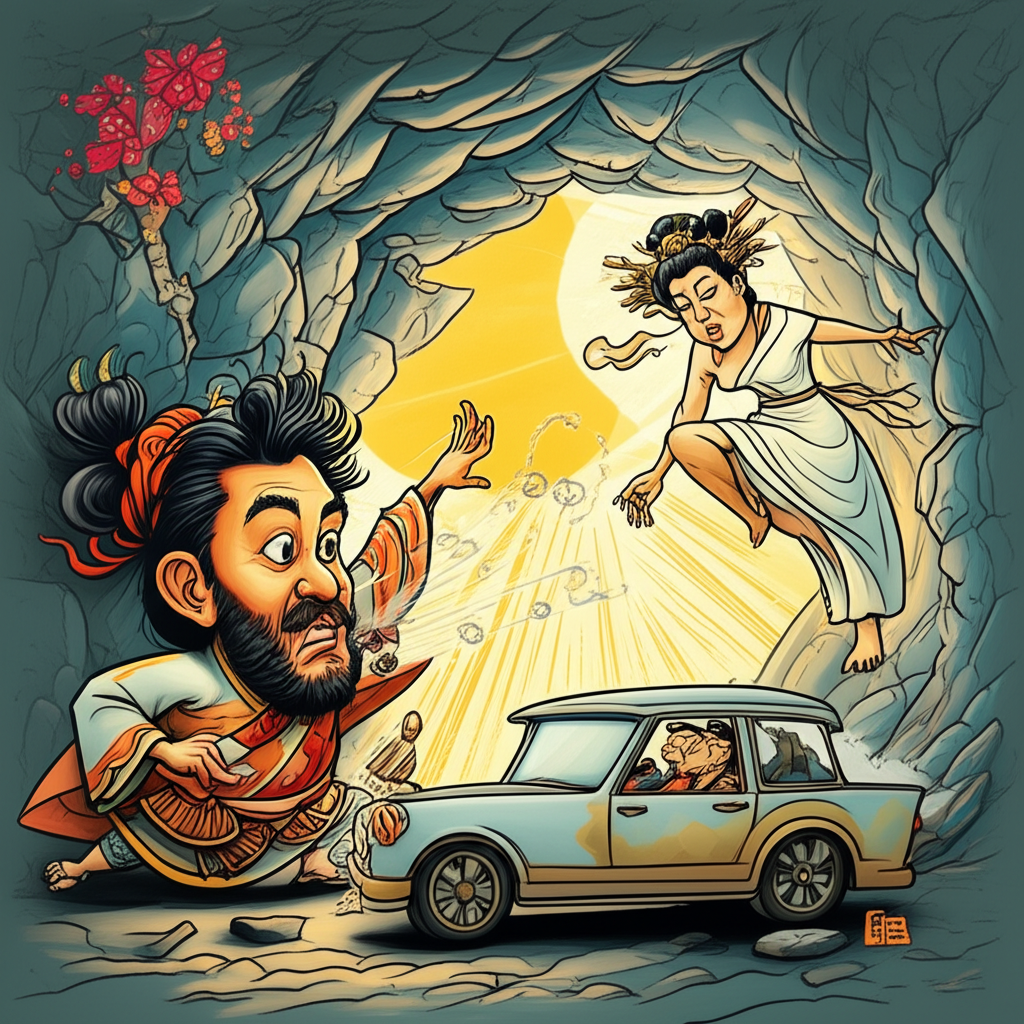 Whispers from the Sunlit Peak: Fujin and the Oath of Amaterasu’s Cave