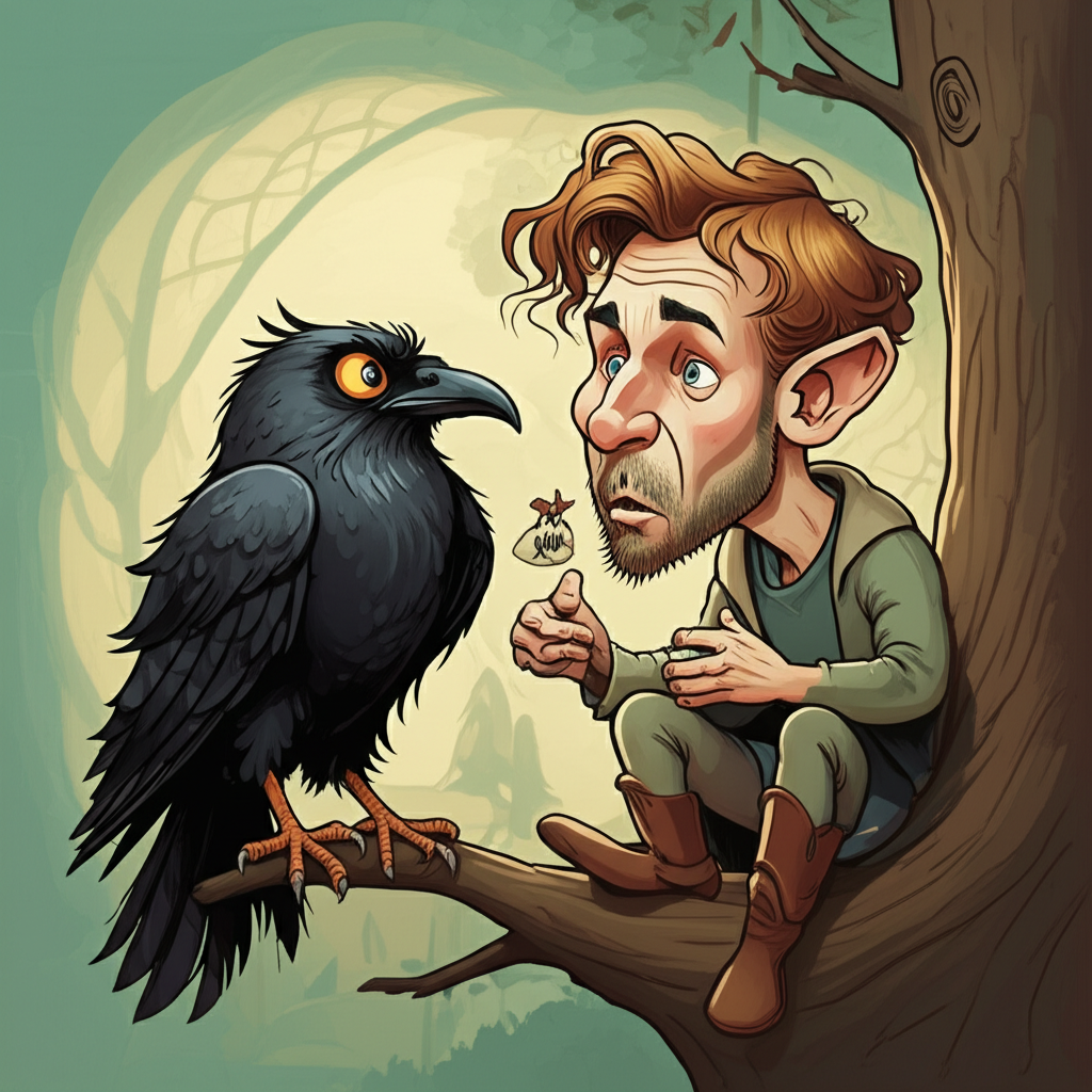 Whispers from the World Tree: An Encounter with Yggdrasil’s Muninn