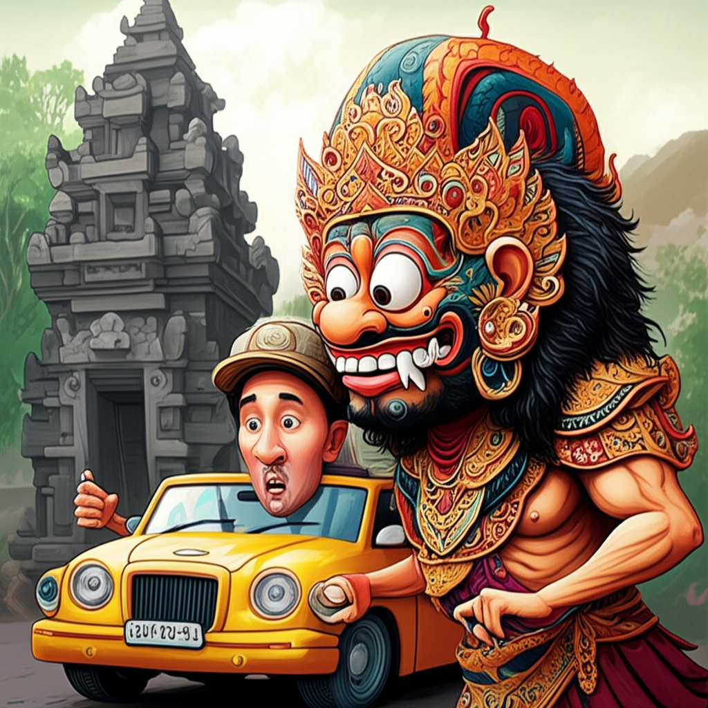 Whispers of Stone and Spirit: An Encounter with the Barong of Borobudur