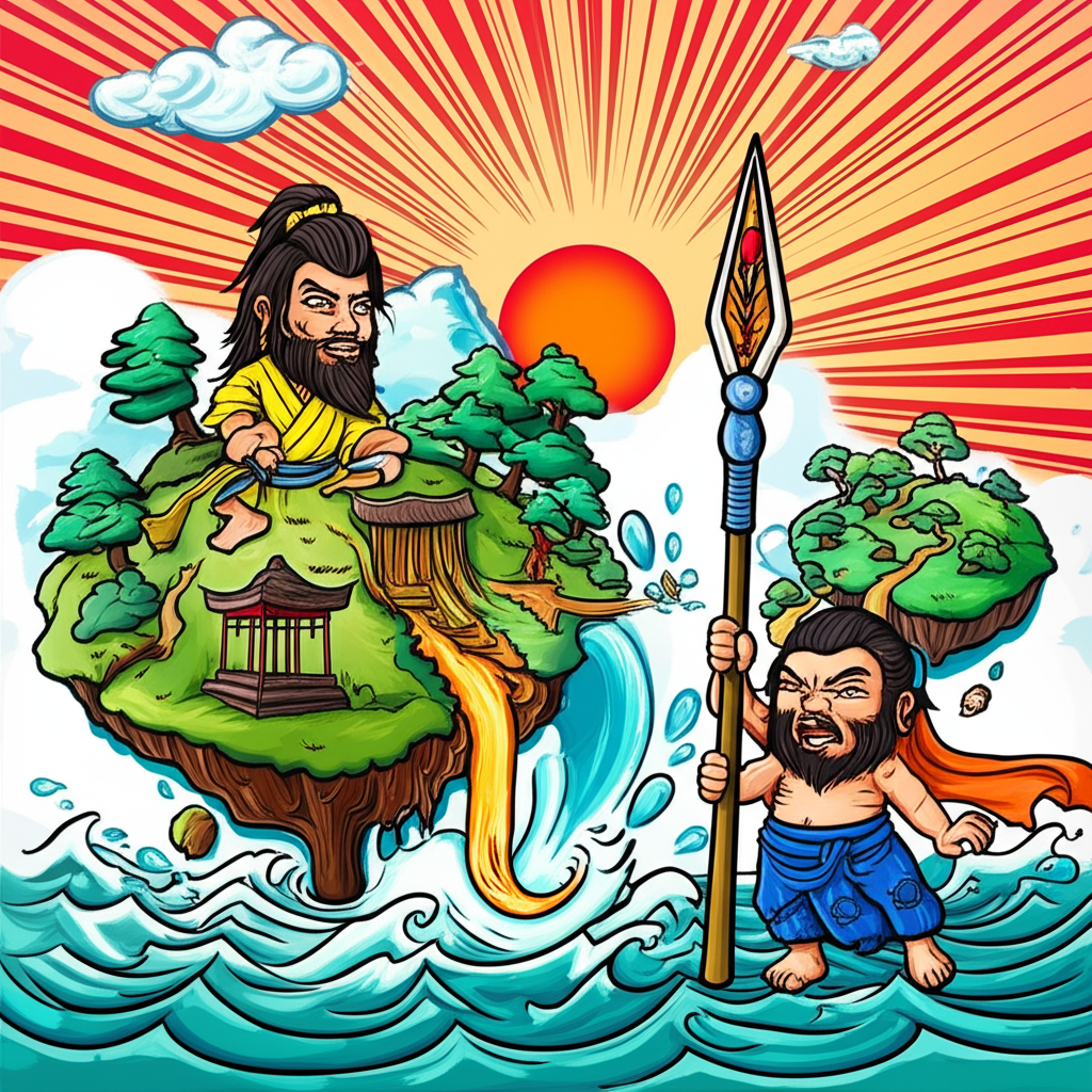 Whispers of the Dawn: The Mythic Genesis of Ise Grand Shrine’s Islands