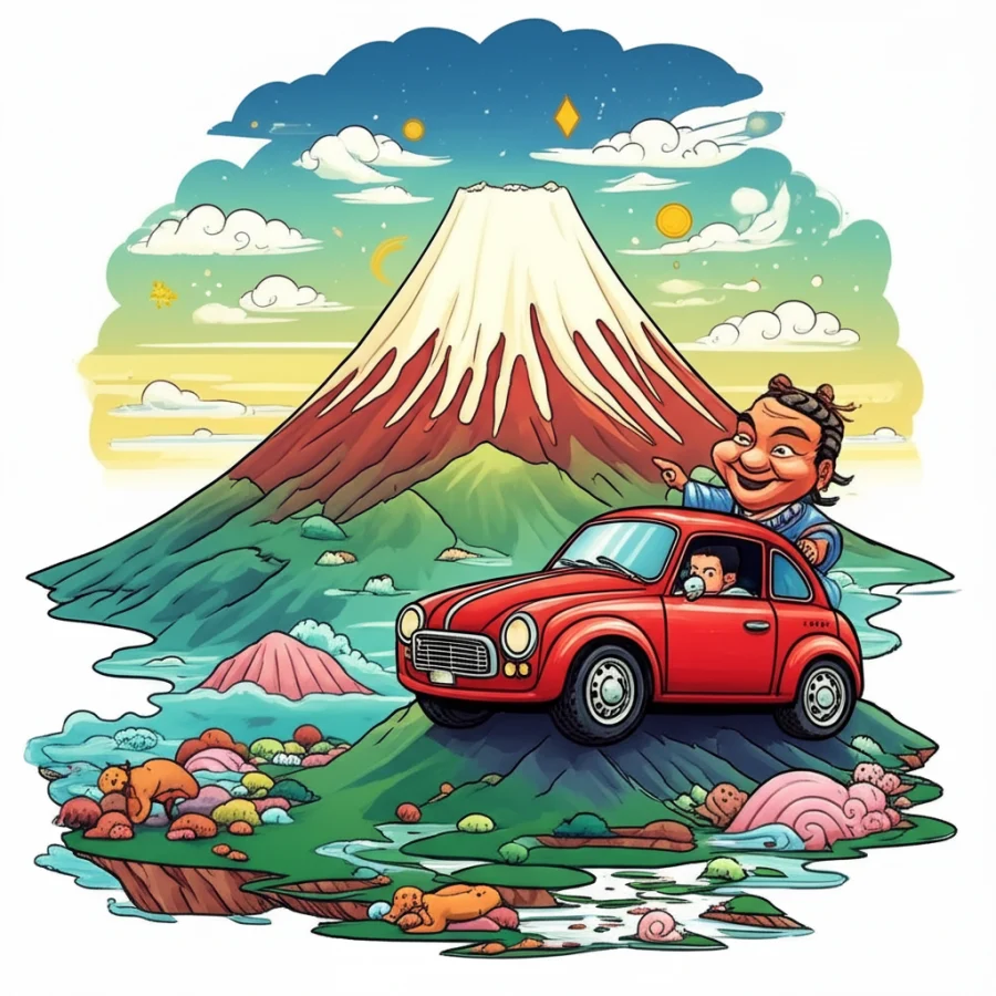 Whispers of the Earth: The Mythic Genesis of Mount Fuji