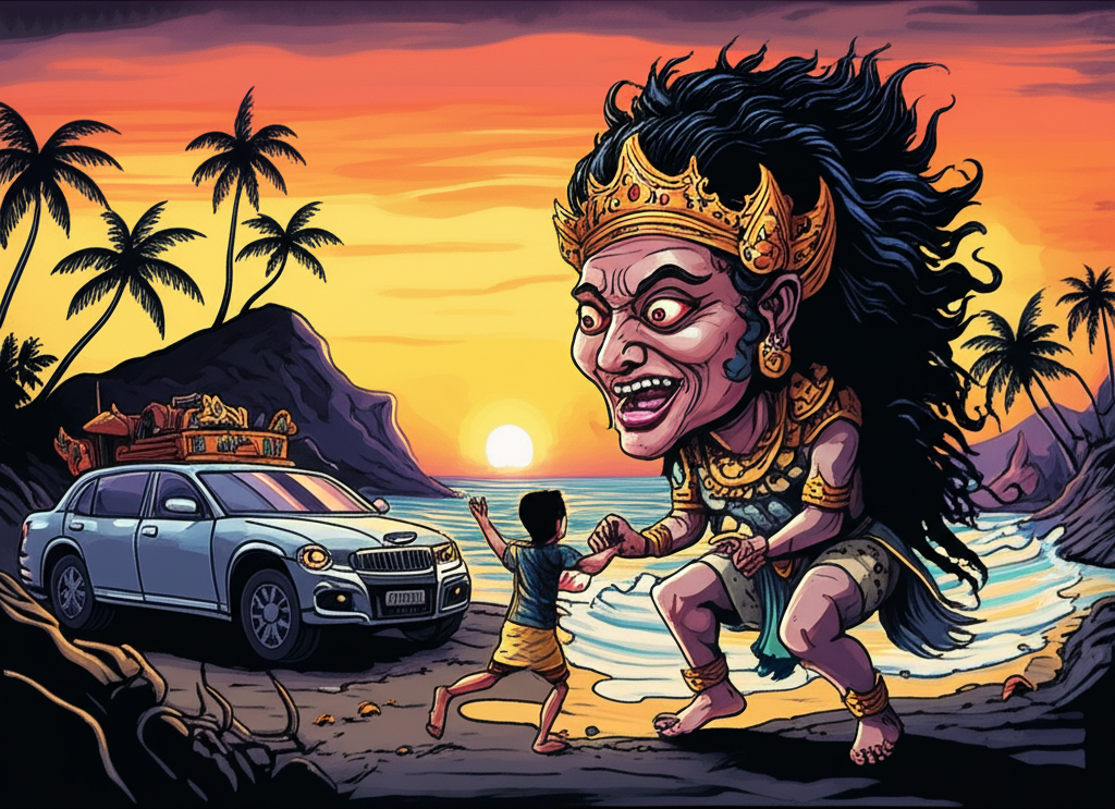 Whispers of the Southern Shore: An Encounter with the Rangda of Pantai Selatan